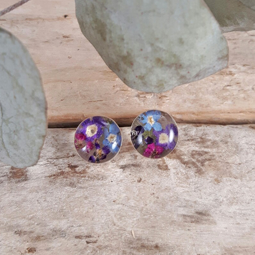 Flores Multi Round Stud Earrings