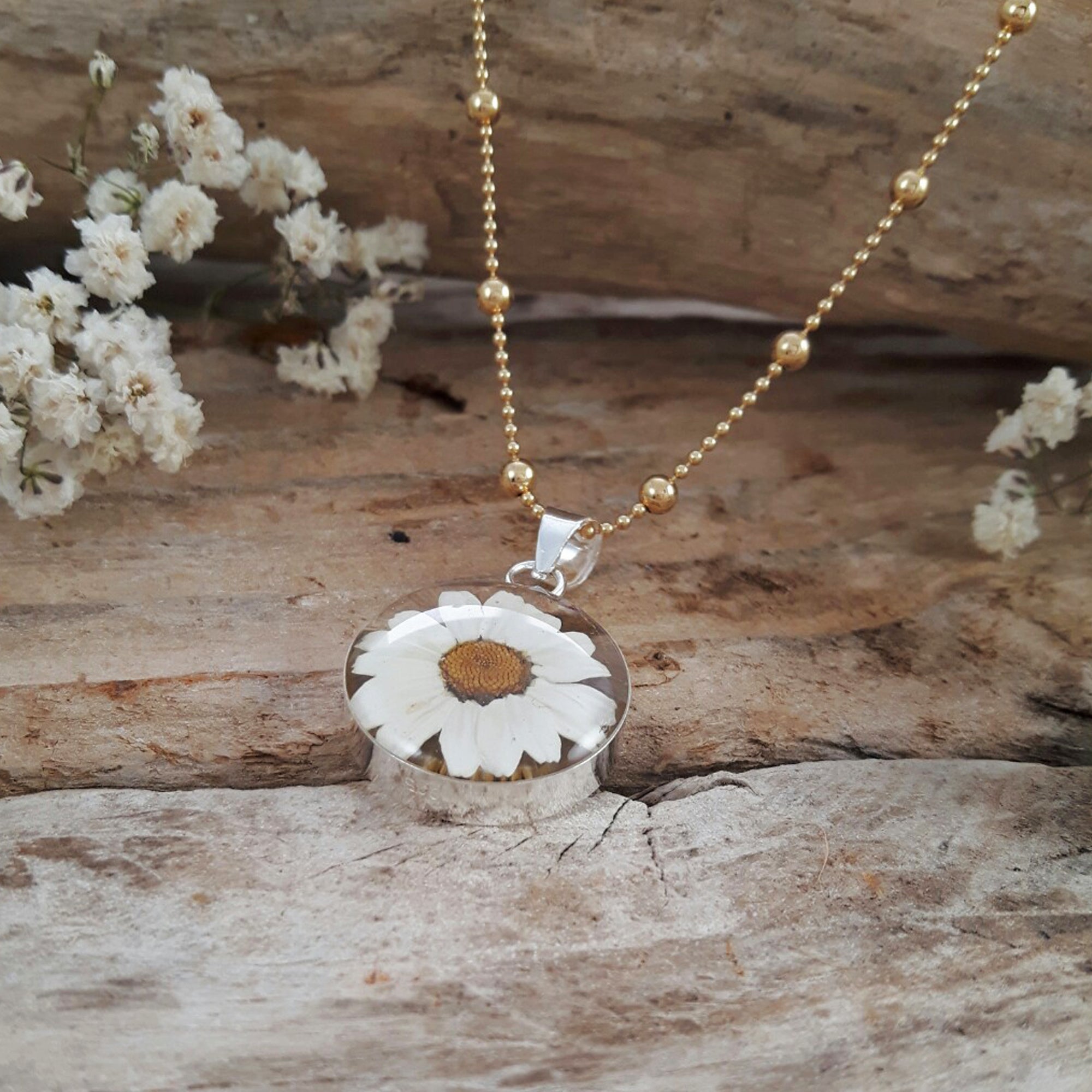 Flores Daisy Round Medium Pendant