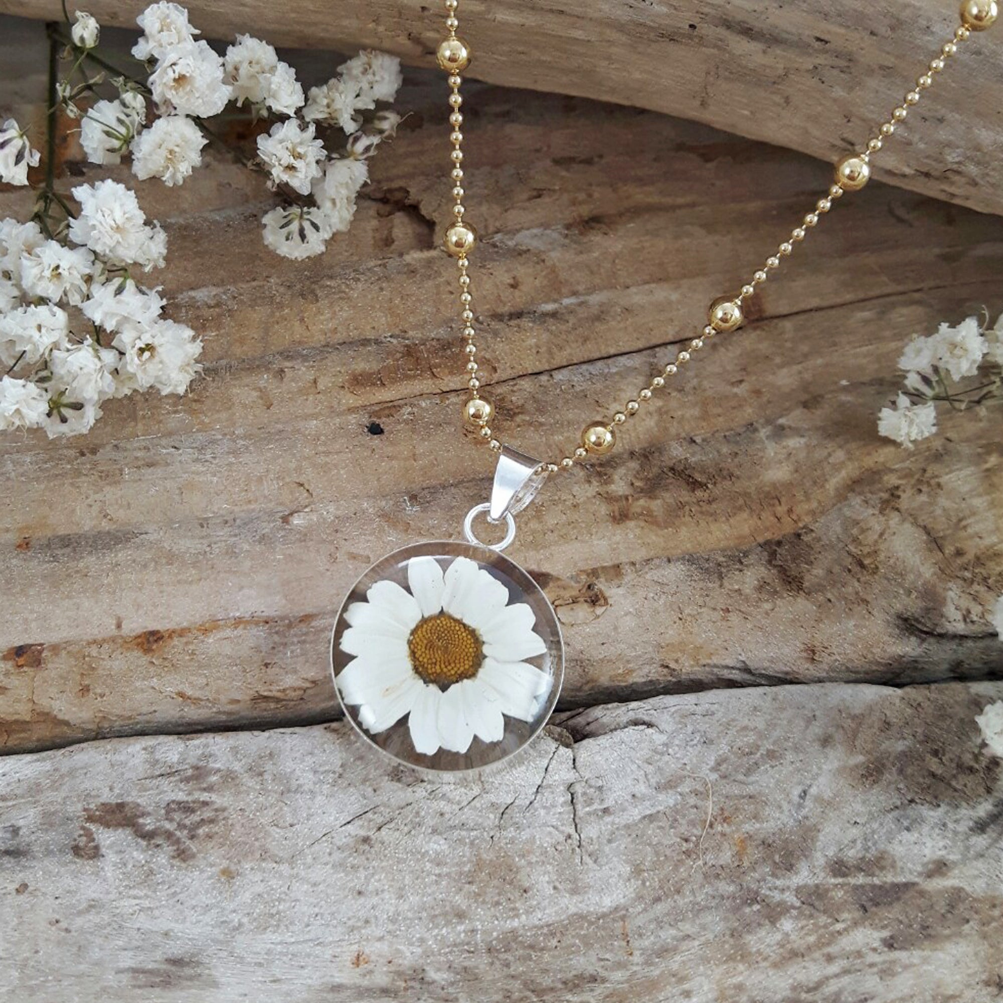 Flores Daisy Round Medium Pendant