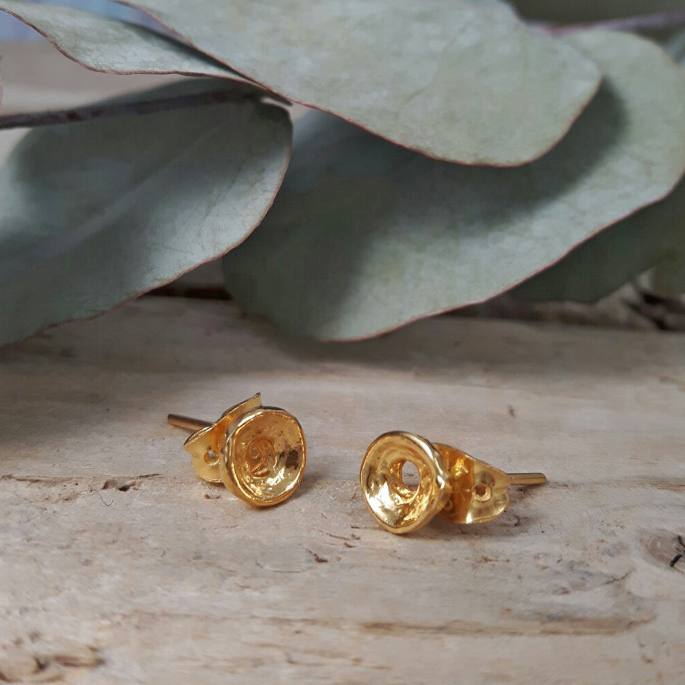 Foresta Brianna Mini Gold Stud Earrings