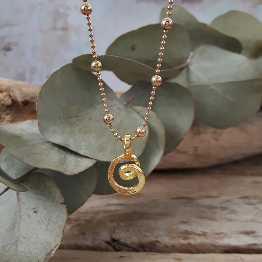 Foresta Caracol Mini Gold Pendant