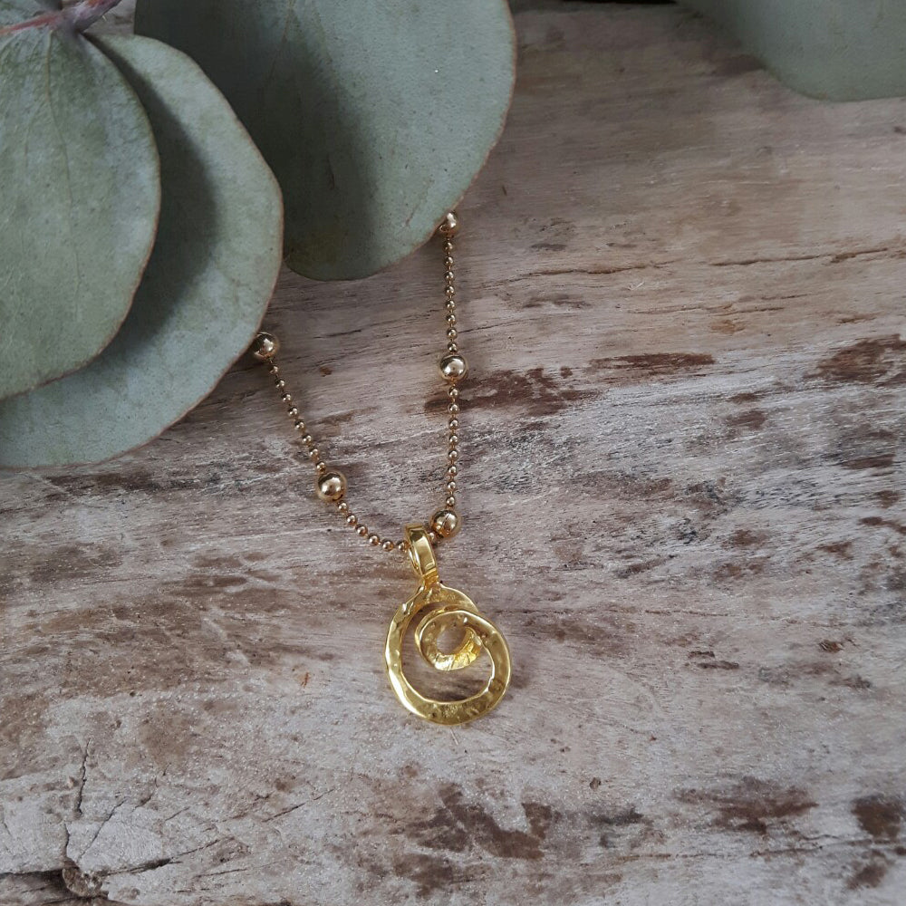 Foresta Caracol Mini Gold Pendant