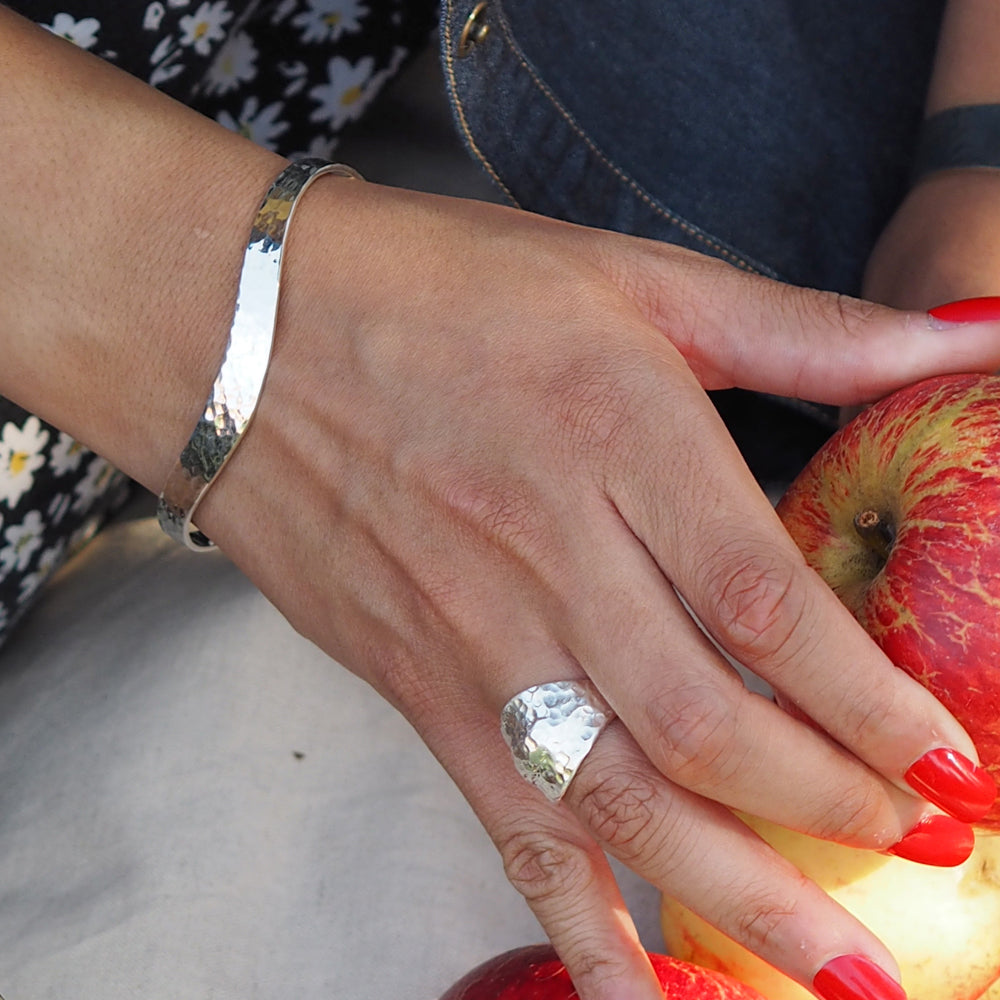 Foresta Duomo Hammered Ring