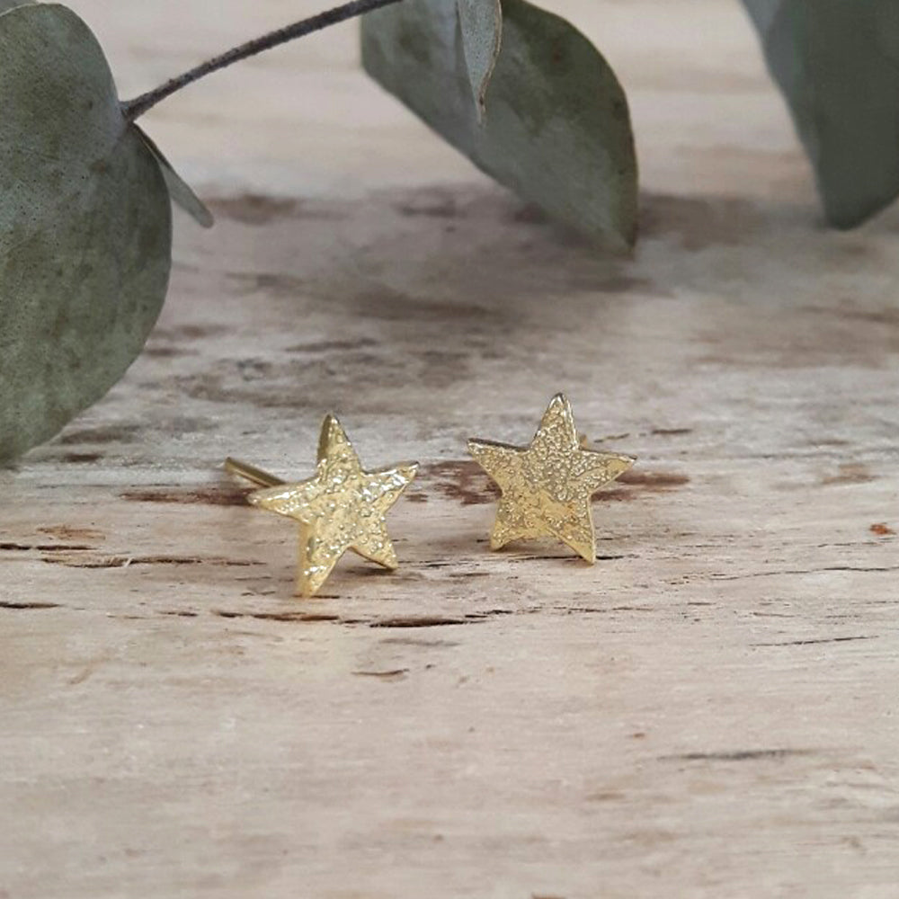 Foresta Tiny Star Gold Stud Earrings