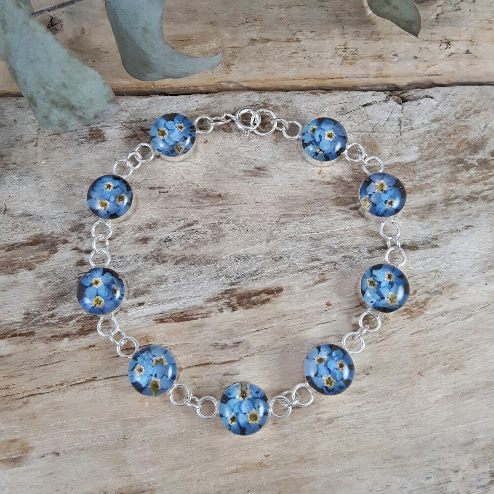 Flores Forget-Me-Not Round Medium Bracelet