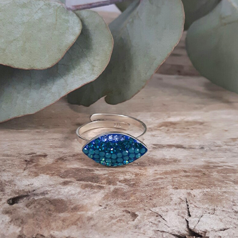 Gala Azure Mini Adjustable Ring