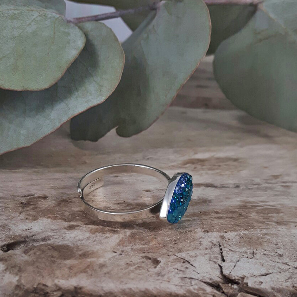 Gala Azure Mini Adjustable Ring