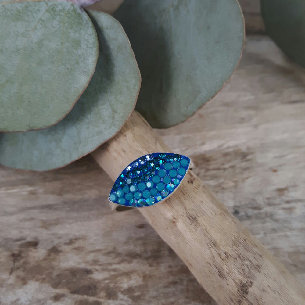 Gala Azure Mini Adjustable Ring