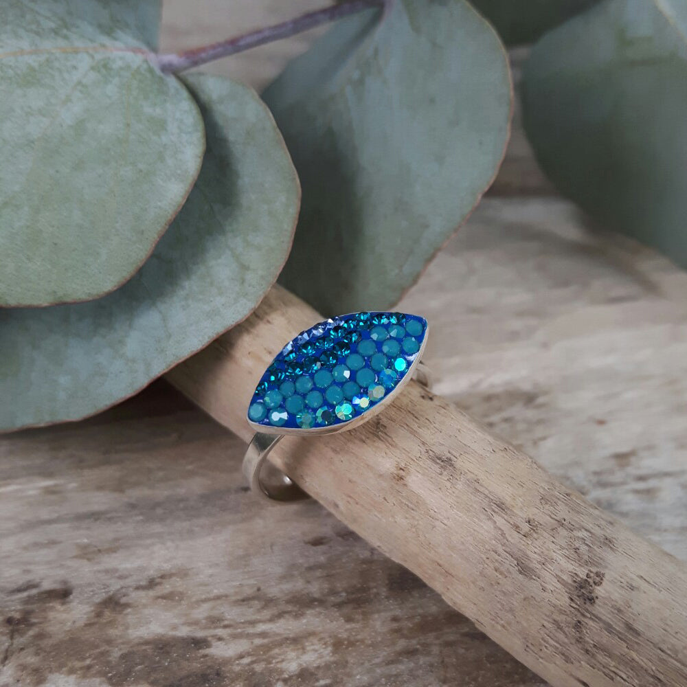 Gala Azure Mini Adjustable Ring