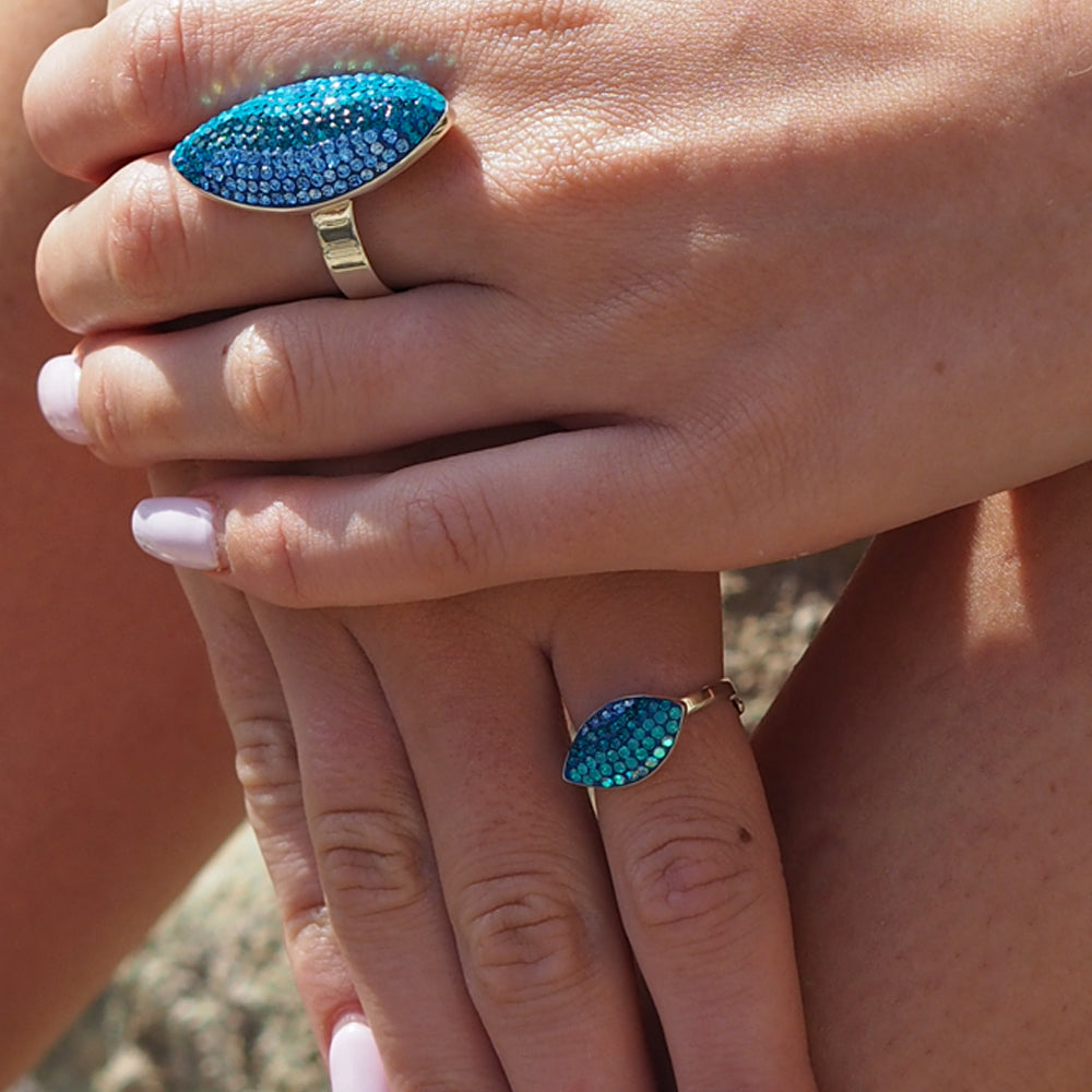 Gala Azure Mini Adjustable Ring