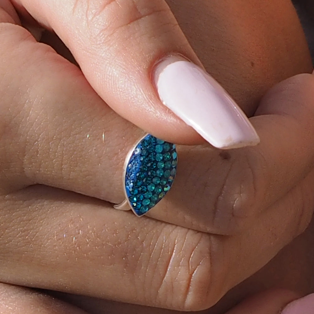 Gala Azure Mini Adjustable Ring