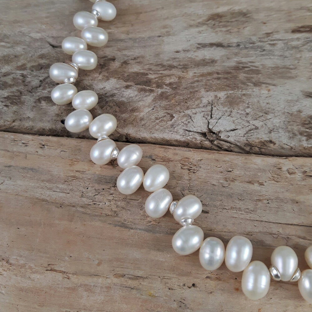 Ingrid Large White Pearl Necklace