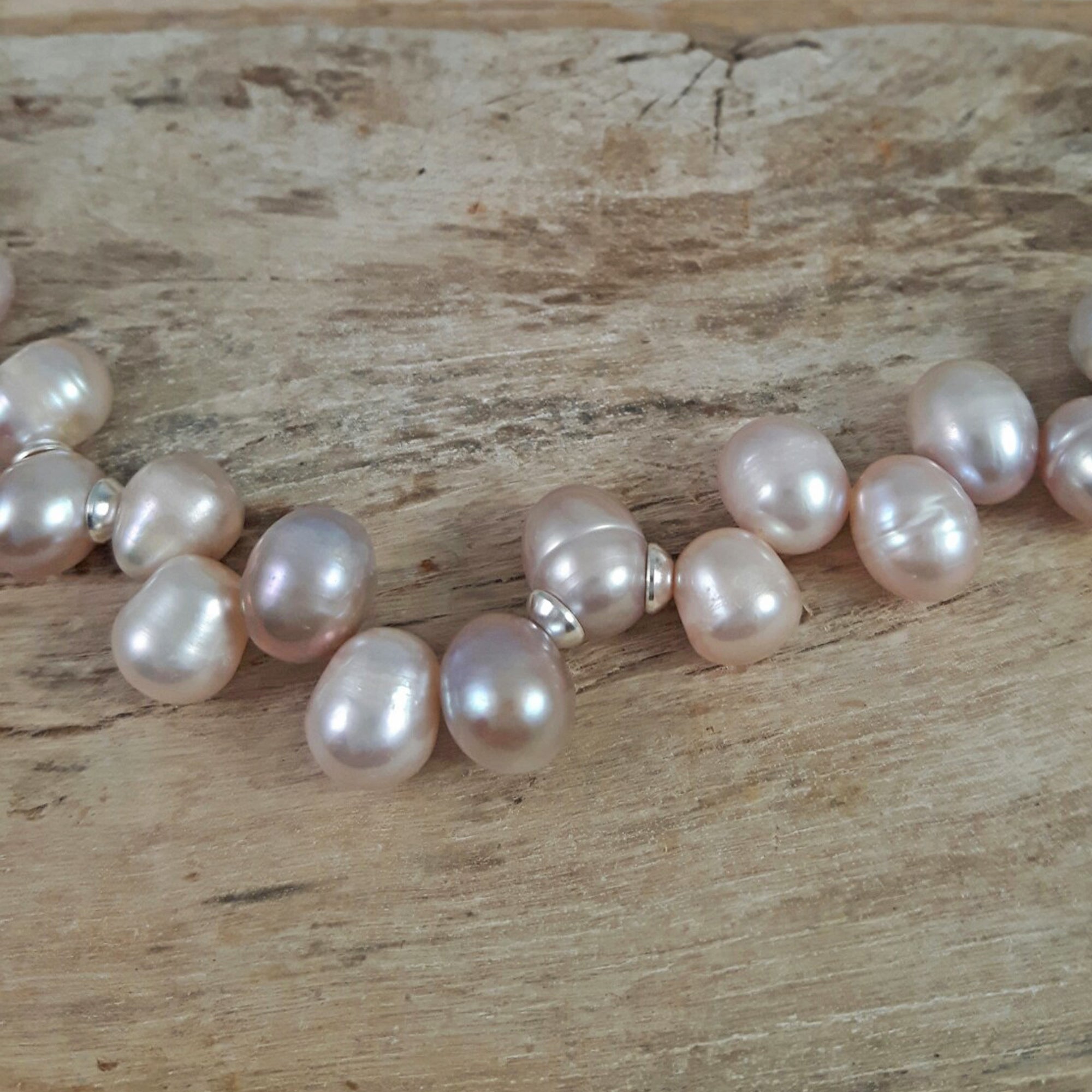 Ingrid Pink Pearl Necklace