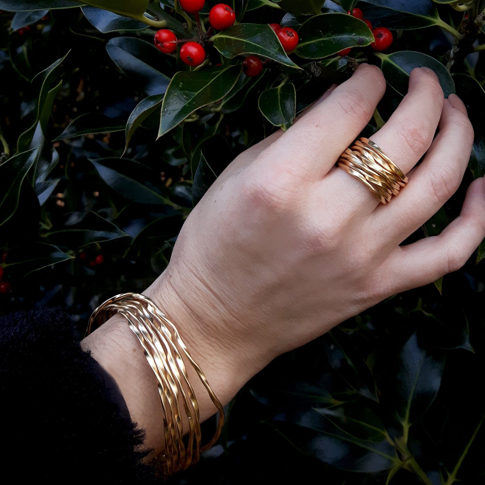 Lattice Cuff Gold