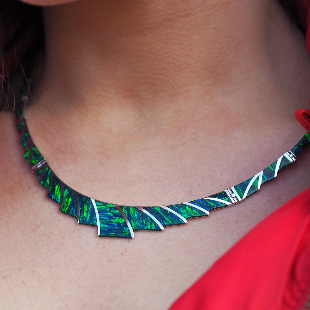 Flinder Guinevere Emerald Necklace