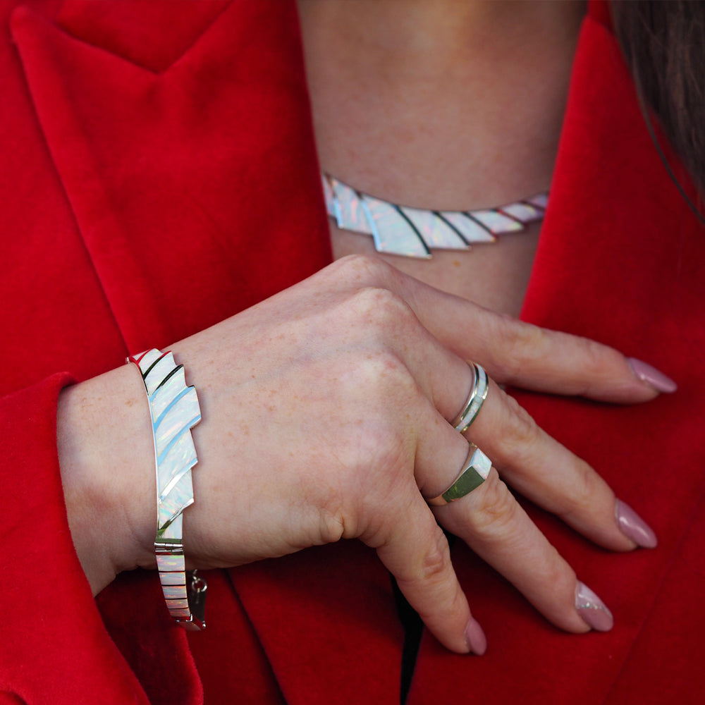 Flinder Guinevere White Bracelet