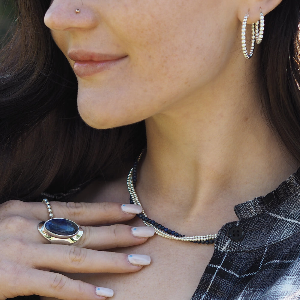 Jasmin Lapis Necklace