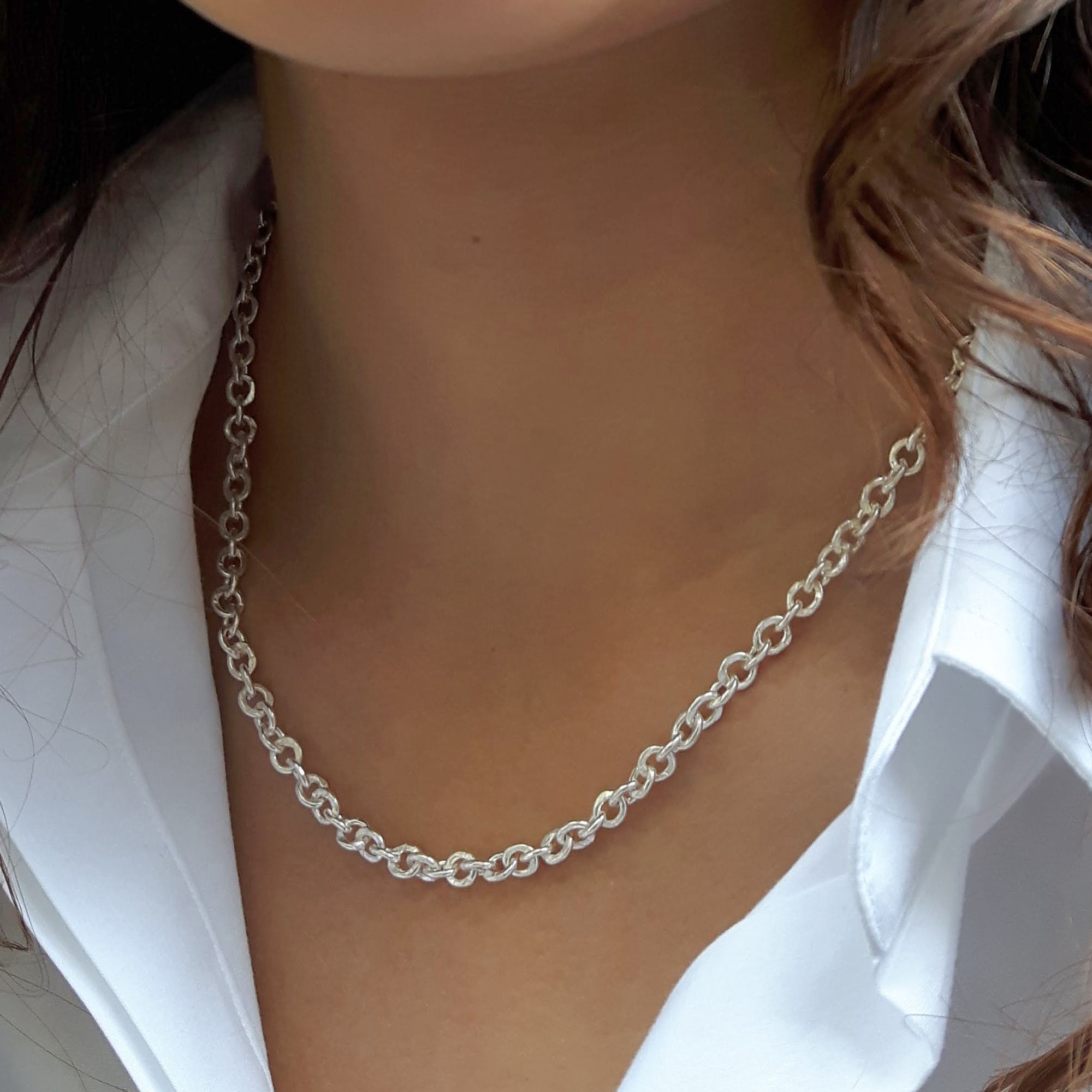 Foresta Chain T-Bar Necklace