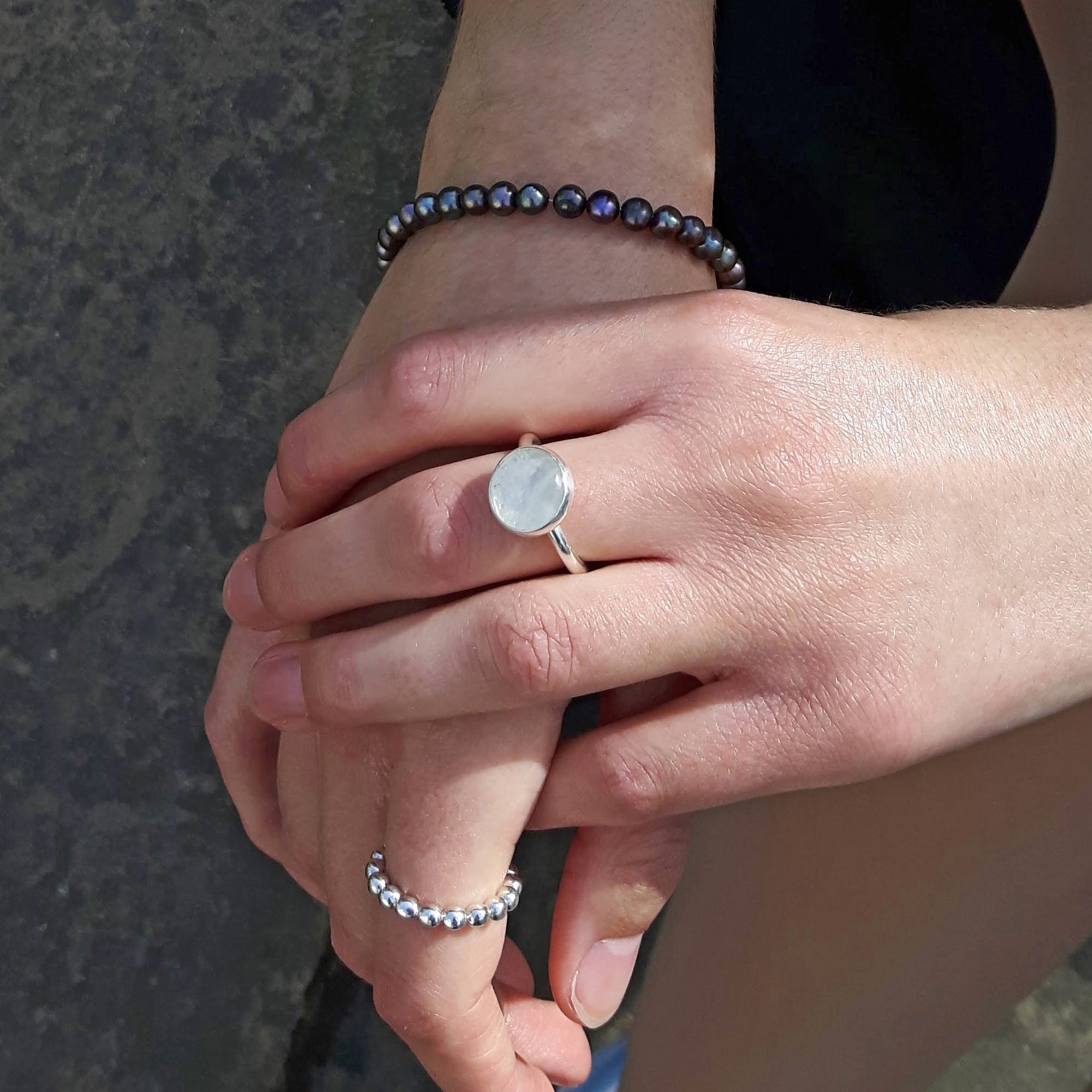 Grace Moonstone Ring