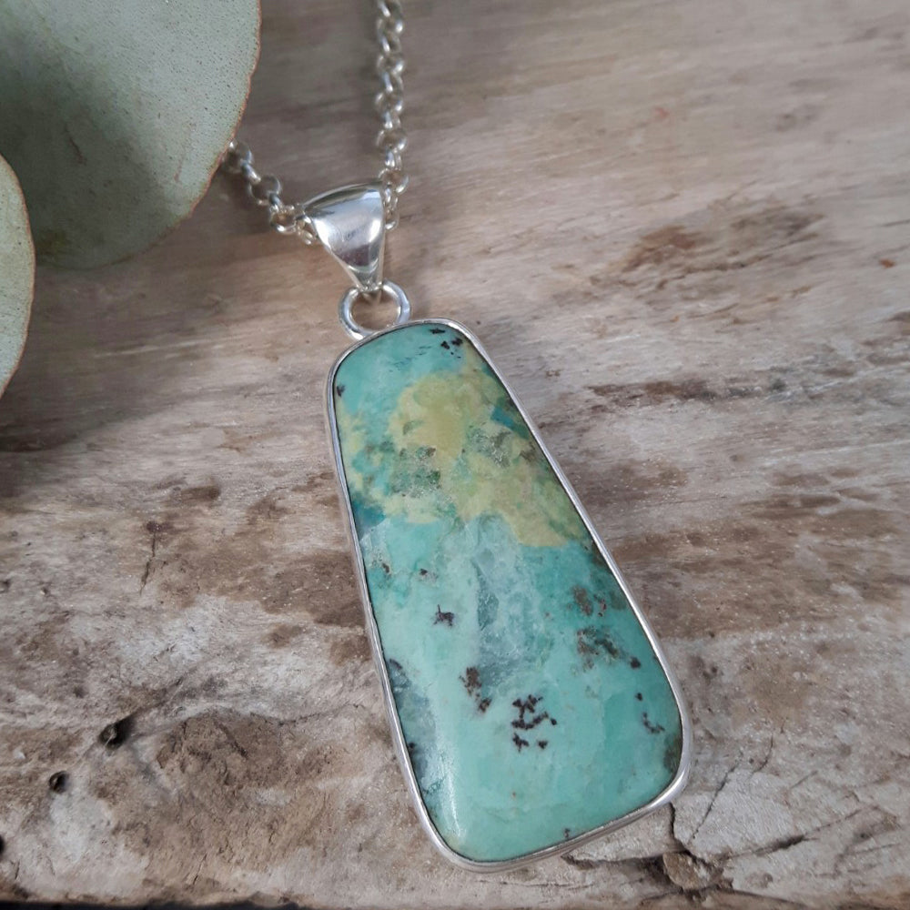 Monet Spring Chrysocolla L Pendant D