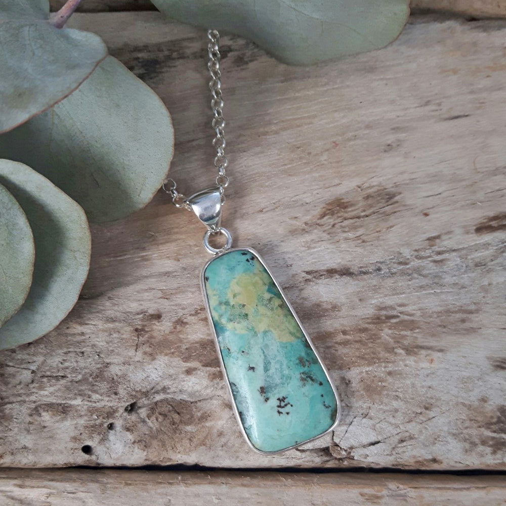 Monet Spring Chrysocolla L Pendant D