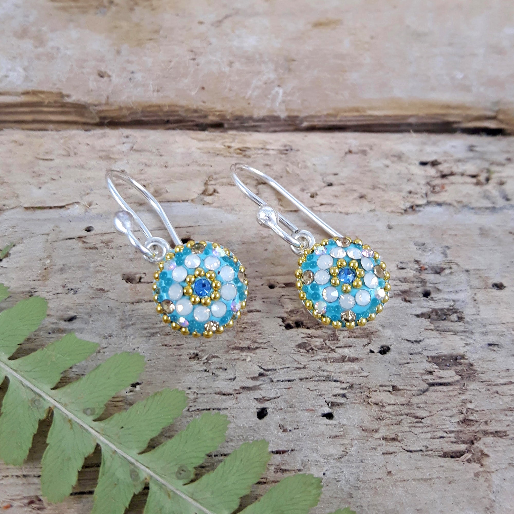 Allegra Daisy Dream TQ Drop Earrings