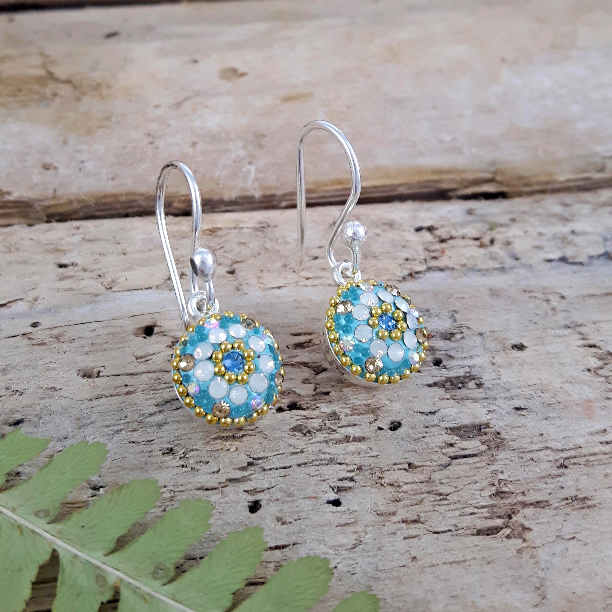 Allegra Daisy Dream TQ Drop Earrings