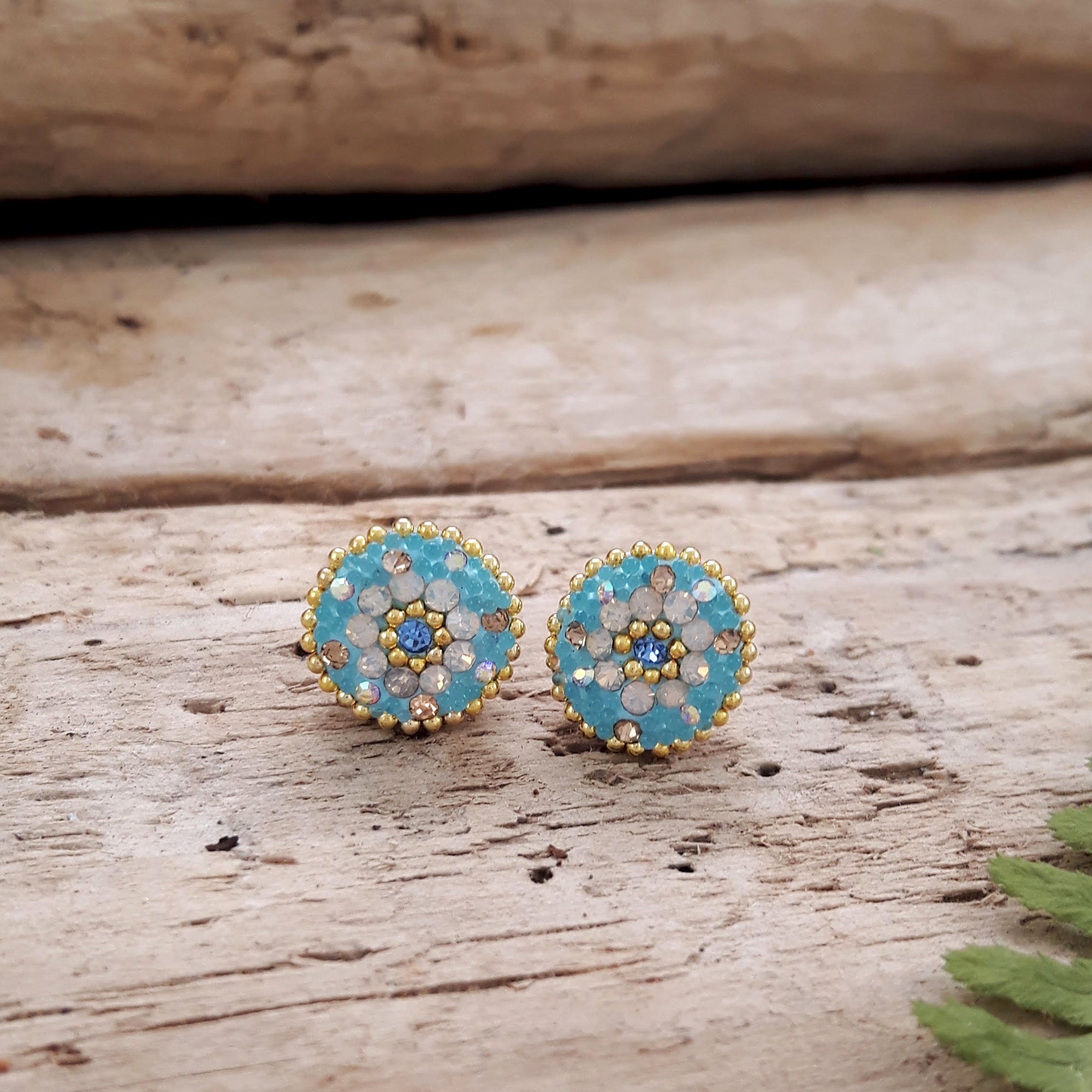 Allegra Daisy Dream TQ Stud Earring