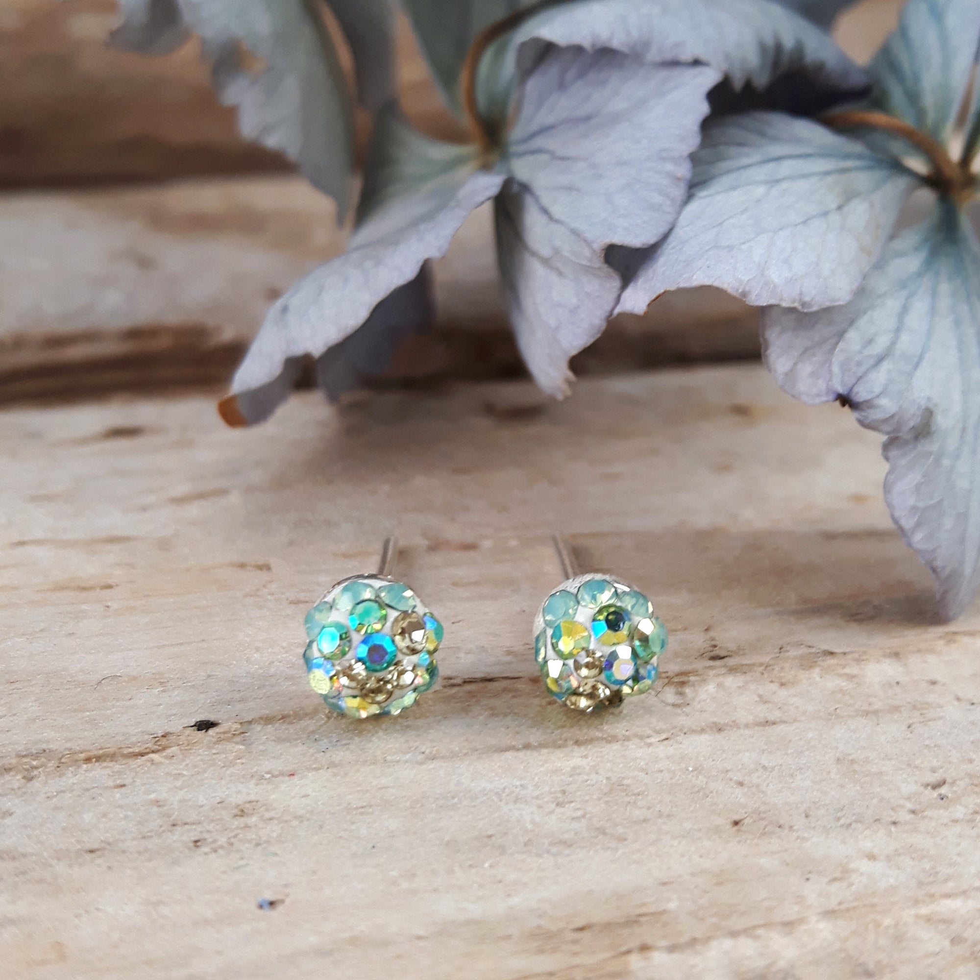 Gala Ice Tiny Stud Earrings