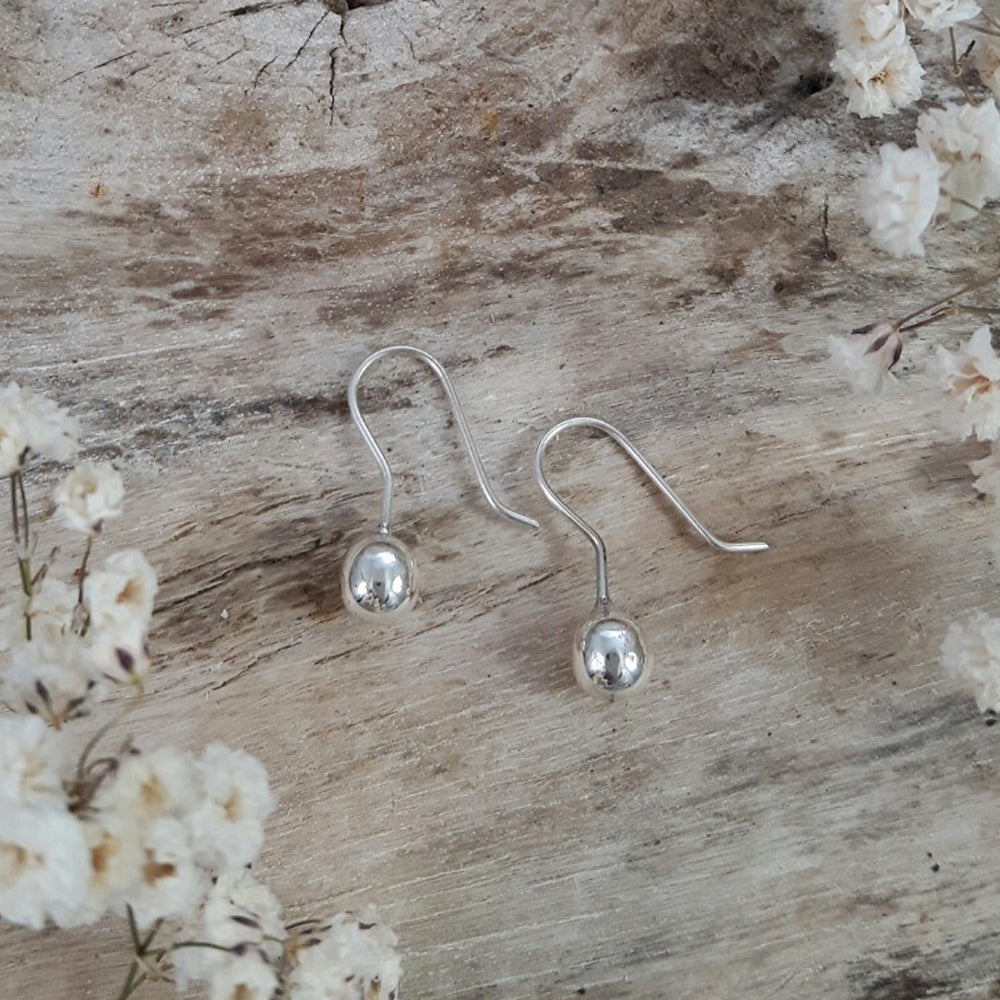 Pea D/H Polished Small Earrings