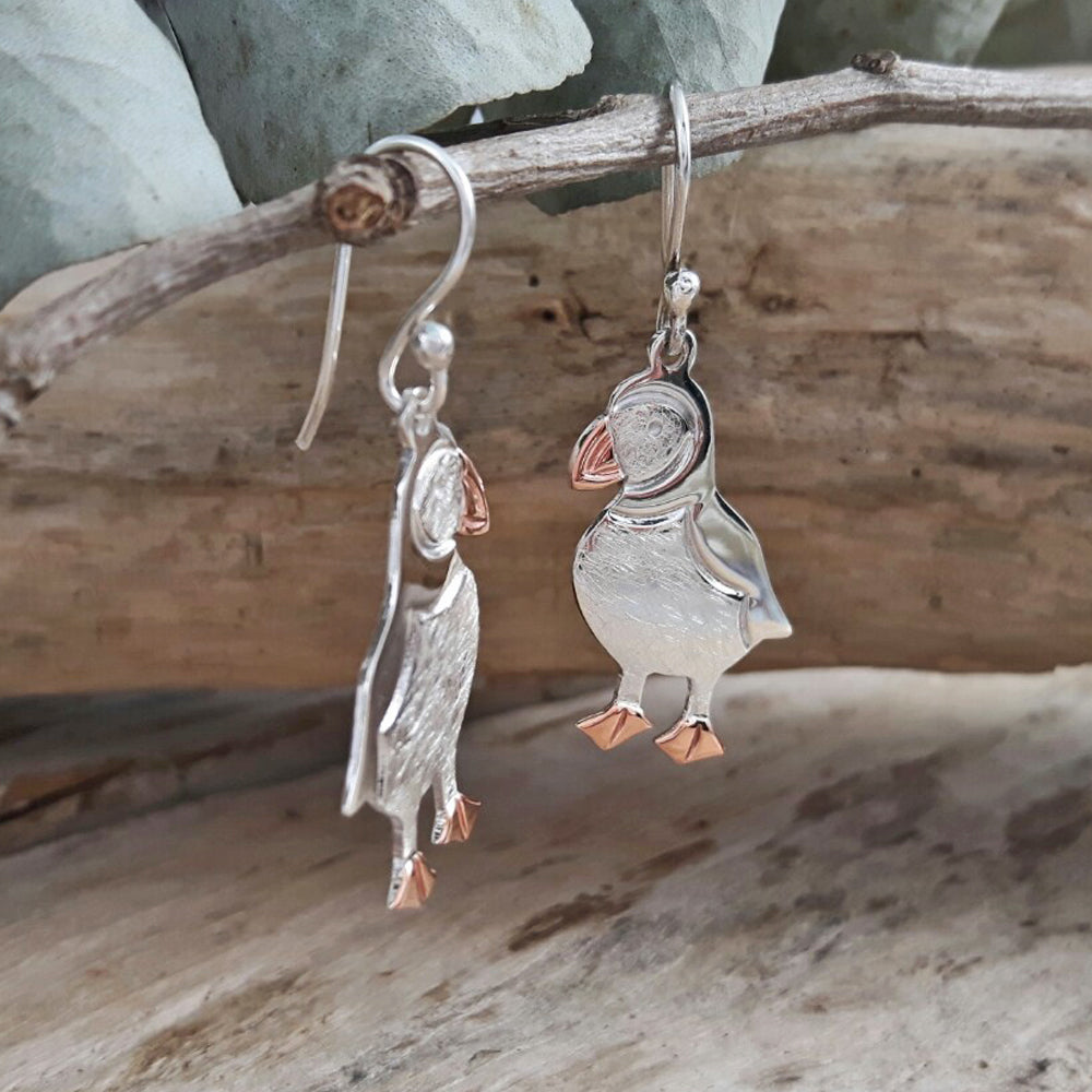 Duet Percy Puffin Drop Earrings