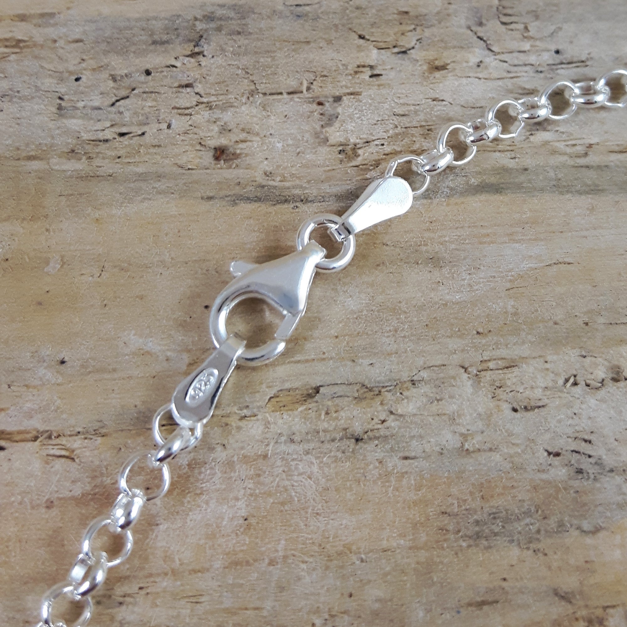 Classic Rolo Heavy sterling silver chain 50cm