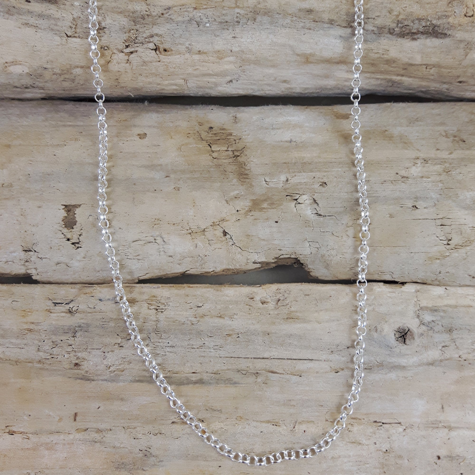 Classic Rolo Heavy sterling silver chain - various lengths