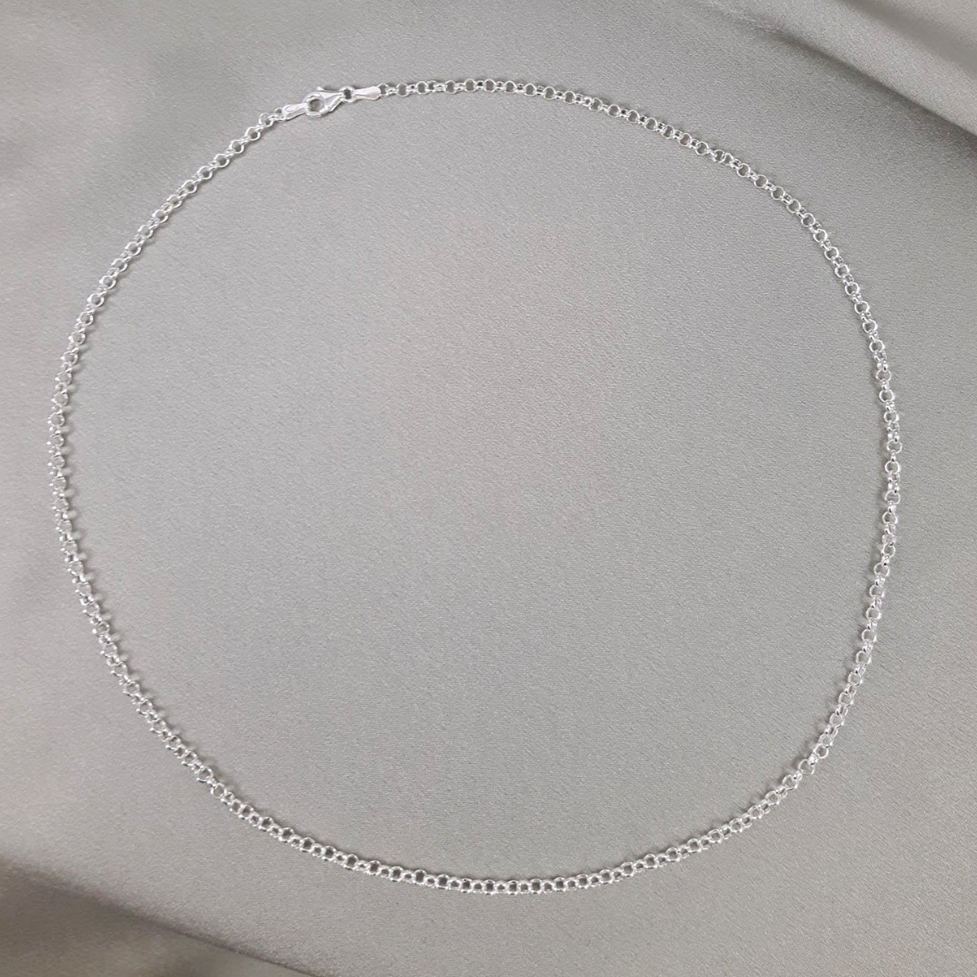 Classic Rolo Heavy sterling silver chain - various lengths