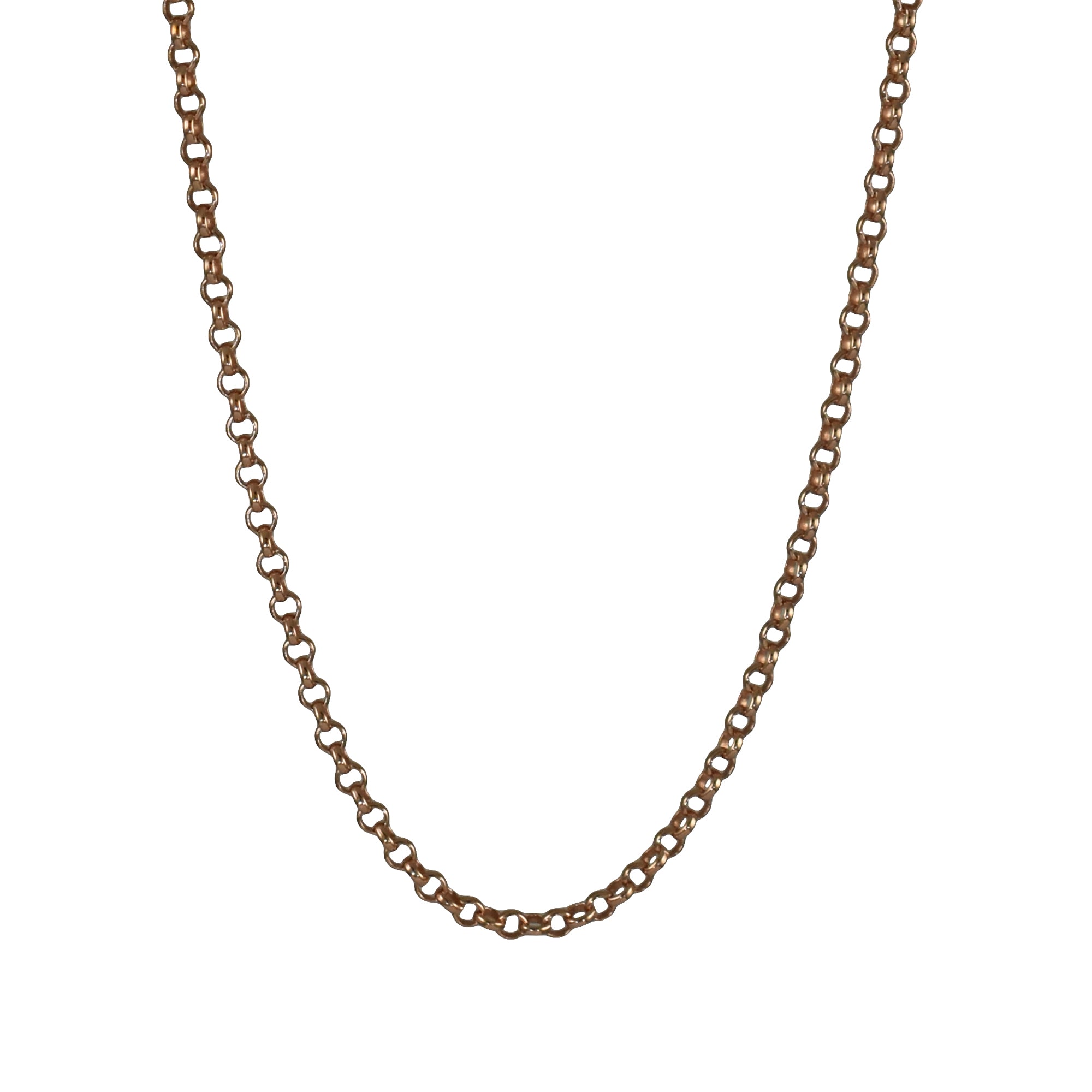 Classic Rolo Rose Gold 45cm Chain