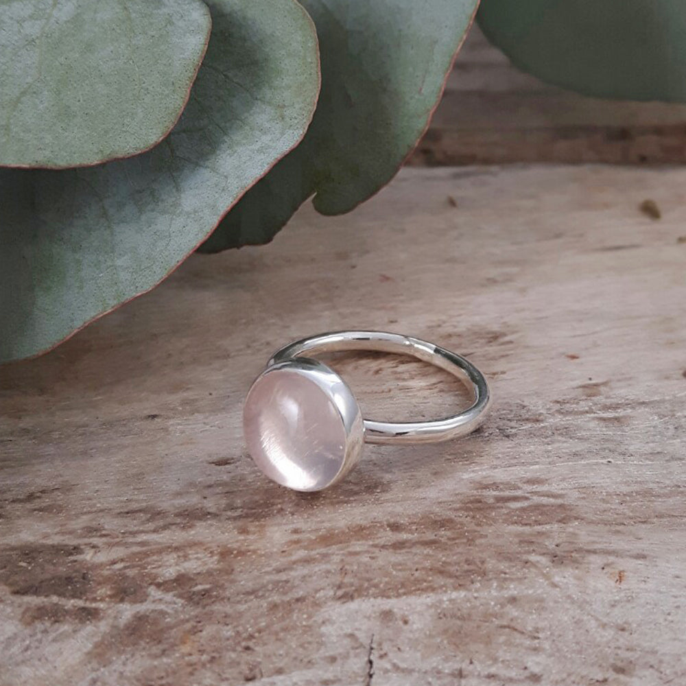 Grace Rose Quartz Ring