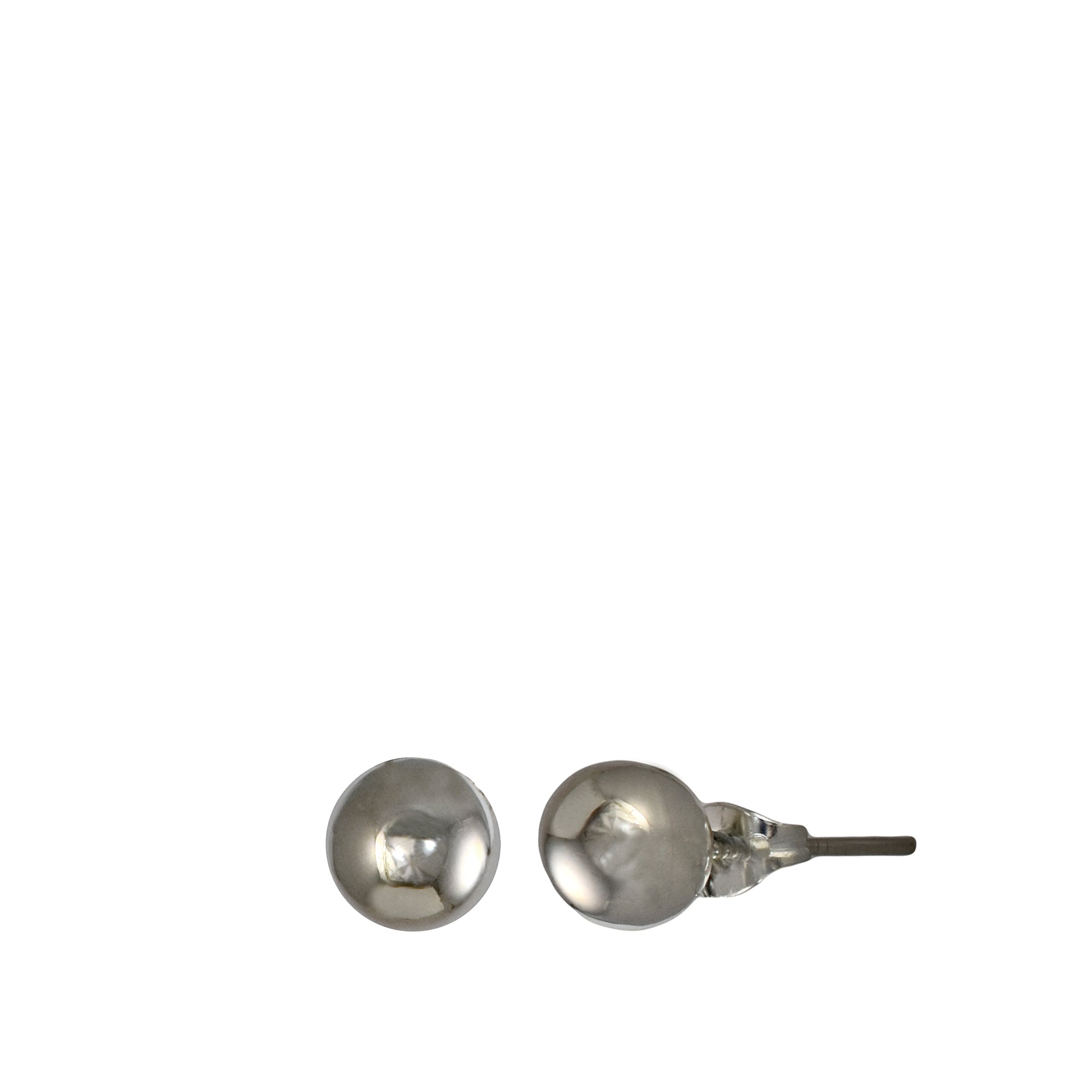 Pea Polished Small Stud Earrings