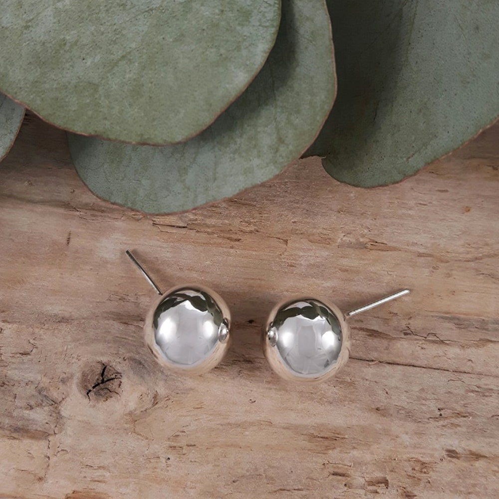 Pea Stud Polished X-Large Earrings