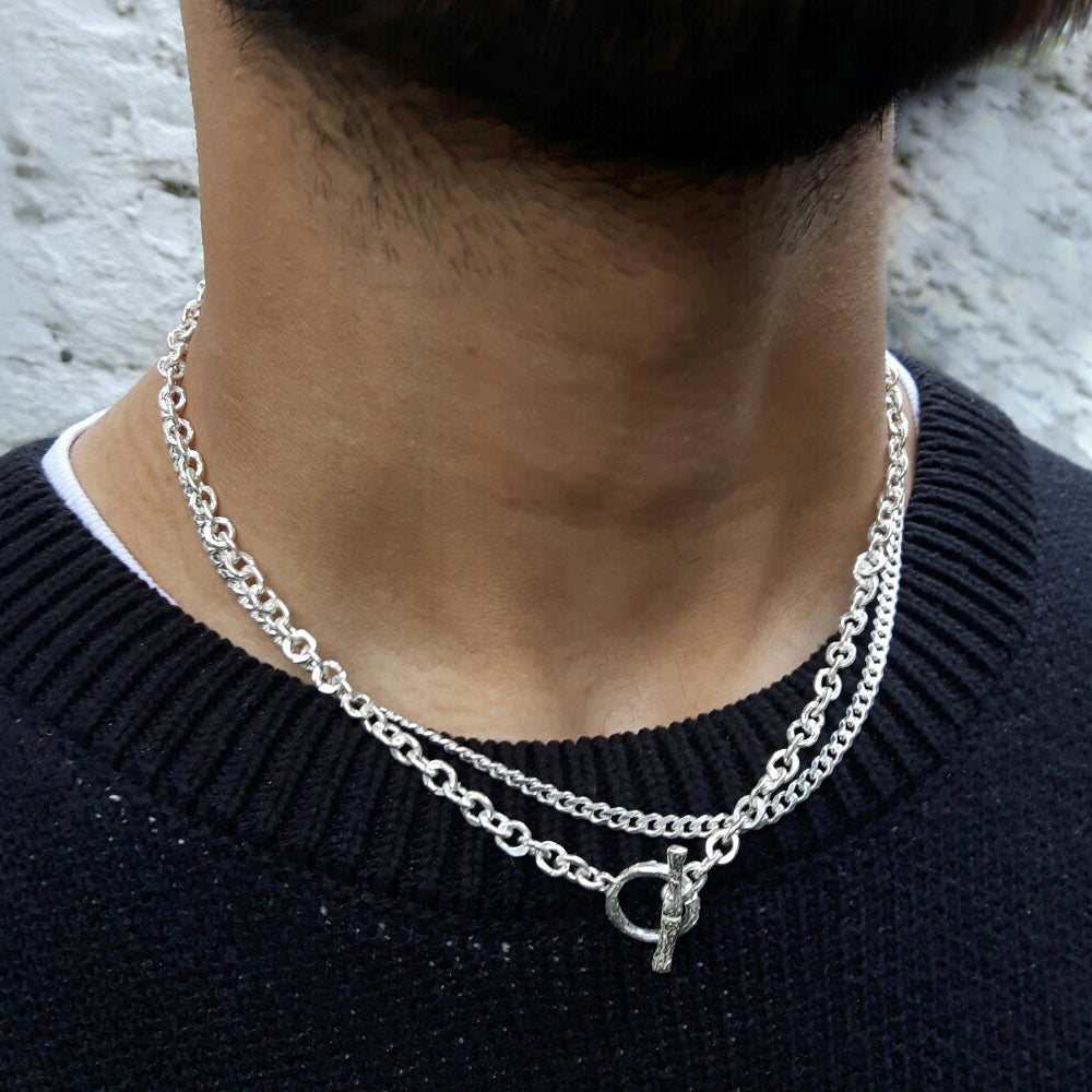 Foresta Chain T-Bar Necklace