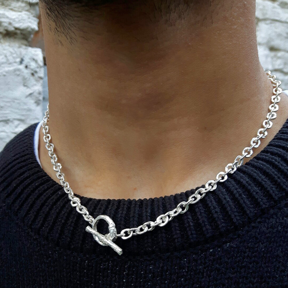 Foresta Chain T-Bar Necklace